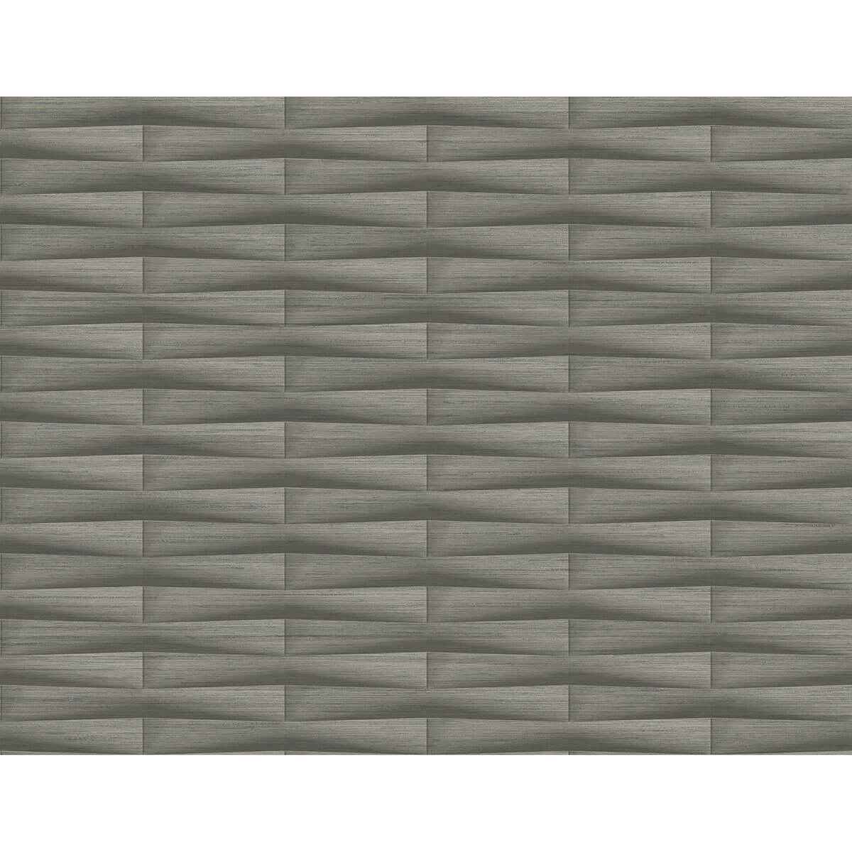 Gator Brown Geometric Stripe Wallpaper - York Wallcoverings - 2988-70006