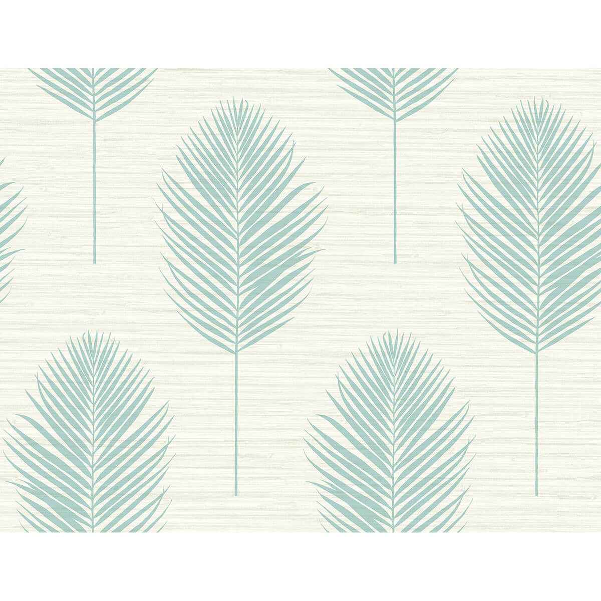 Bali Aqua Fern Wallpaper - York Wallcoverings - 2988-70202
