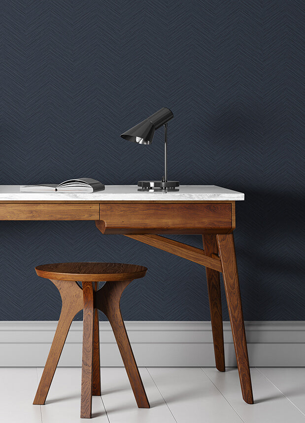 apex-blue-weave-wallpaper-york-wallcoverings-2988-70402 - York Wallcoverings Papel pintado