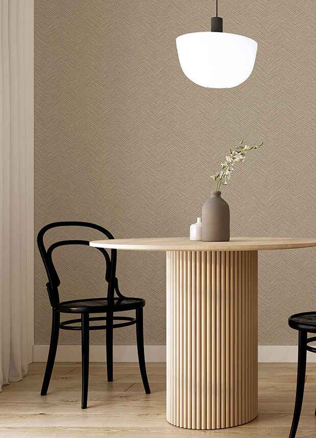 Apex Light Brown Weave Wallpaper - York Wallcoverings - 2988-70405 - York Wallcoverings Wallpaper