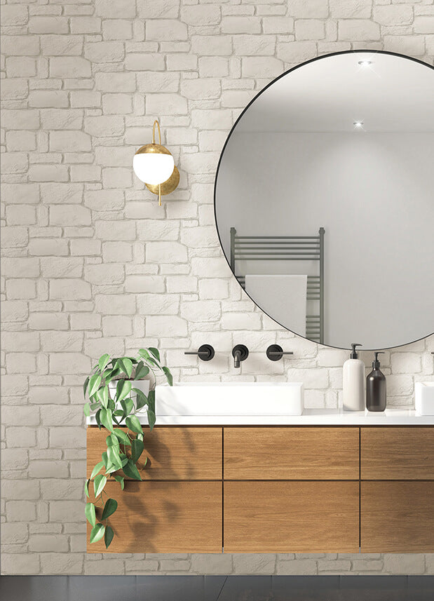 casablanca-ivory-stone-wallpaper-york-wallcoverings-2988-70503 - York Wallcoverings Papel pintado