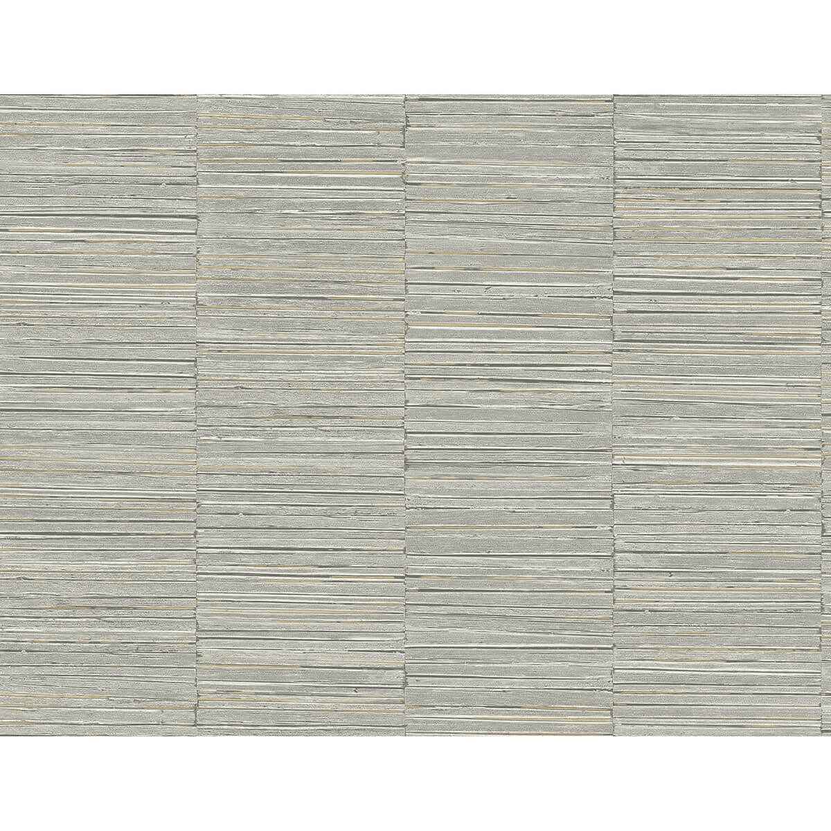 Jenga Grey Striped Column Wallpaper - York Wallcoverings - 2988-70606
