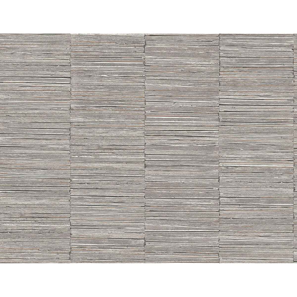 Jenga Charcoal Striped Column Wallpaper - York Wallcoverings - 2988-70608