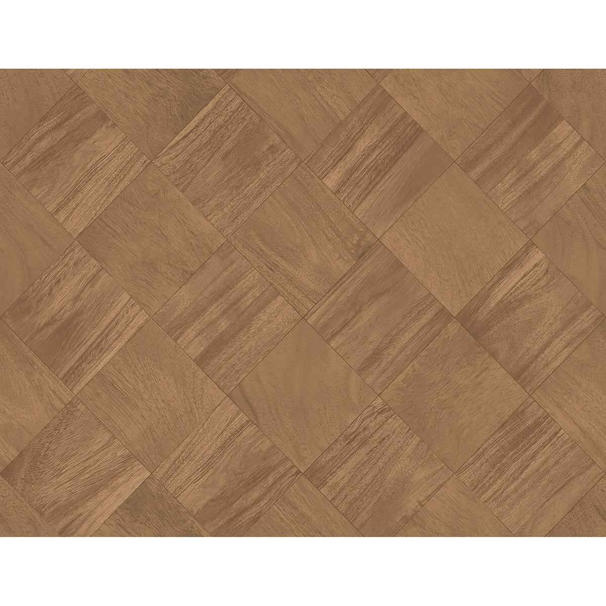 Thriller Chestnut Wood Tile Wallpaper - York Wallcoverings - 2988-70806