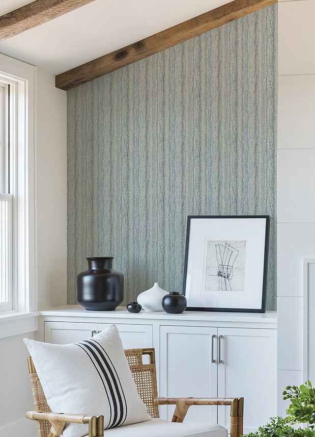 Hilton Blue Marbled Paper Wallpaper - York Wallcoverings - 2988-71102 - York Wallcoverings Wallpaper