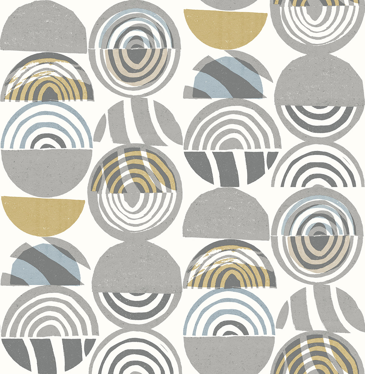 mahe-grey-mod-geometric-wallpaper-york-wallcoverings-4014-26443 - York Wallcoverings Wallpaper
