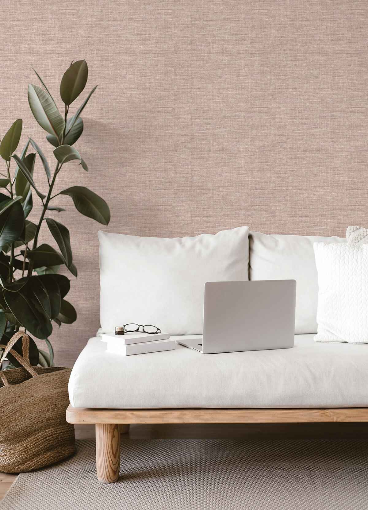 exhale-blush-texture-wallpaper-york-wallcoverings-4014-26464 - York Wallcoverings Wallpaper