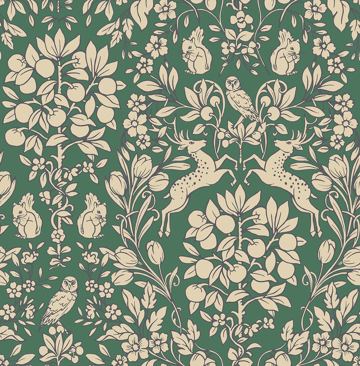 emerald-enchanted-peel-and-stick-wallpaper-york-wallcoverings-nus4480 - York Wallcoverings Wallpaper
