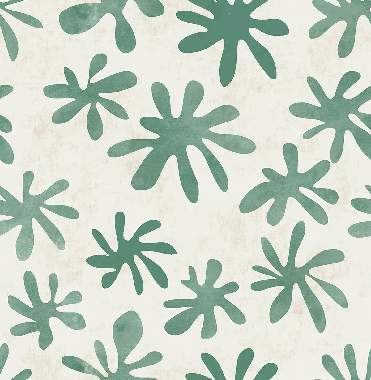 green-field-of-flowers-peel-and-stick-wallpaper-york-wallcoverings-ahs4717 - York Wallcoverings Wallpaper