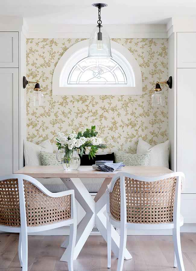 Nightingale Wheat Floral Trail Wallpaper - York Wallcoverings - 4072-70061 - York Wallcoverings Wallpaper