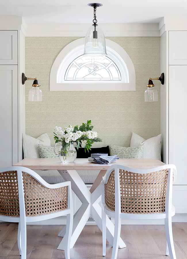 Balantine Sage Weave Wallpaper - York Wallcoverings - 4072-70057 - York Wallcoverings Wallpaper
