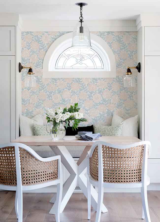 Faustin Blush Floral Wallpaper - York Wallcoverings - 4072-70046 - York Wallcoverings Wallpaper