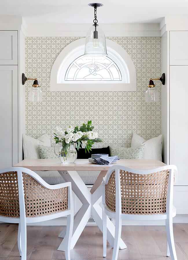 Remy Light Grey Fleur Tile Wallpaper - York Wallcoverings - 4072-70034 - York Wallcoverings Wallpaper