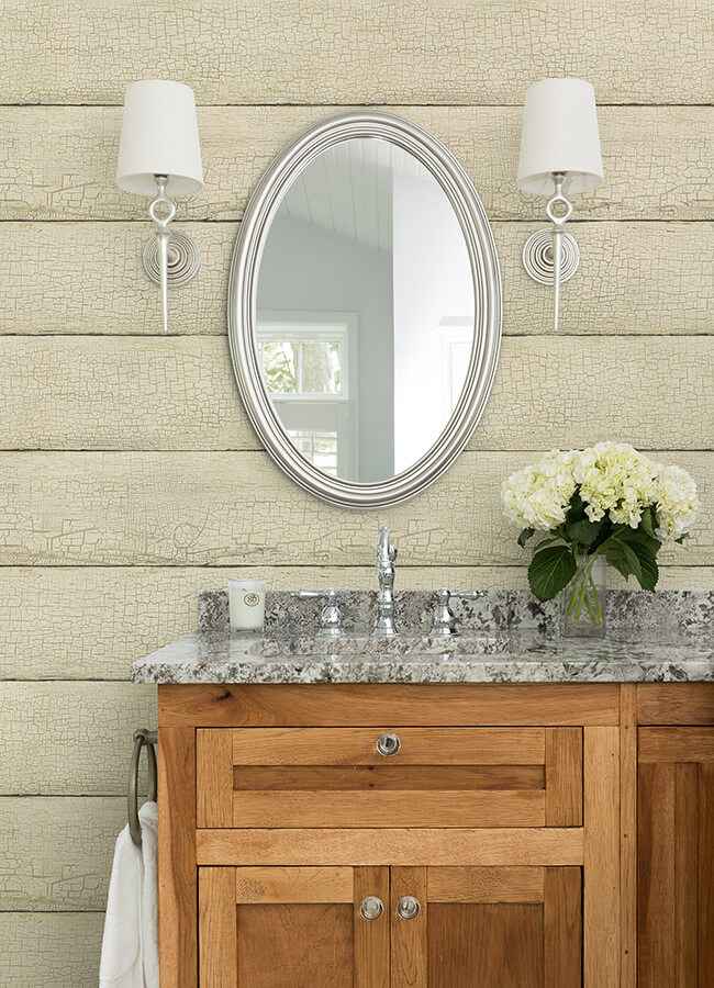 Morgan Wheat Distressed Wood Wallpaper - York Wallcoverings - 4072-70011 - York Wallcoverings Wallpaper