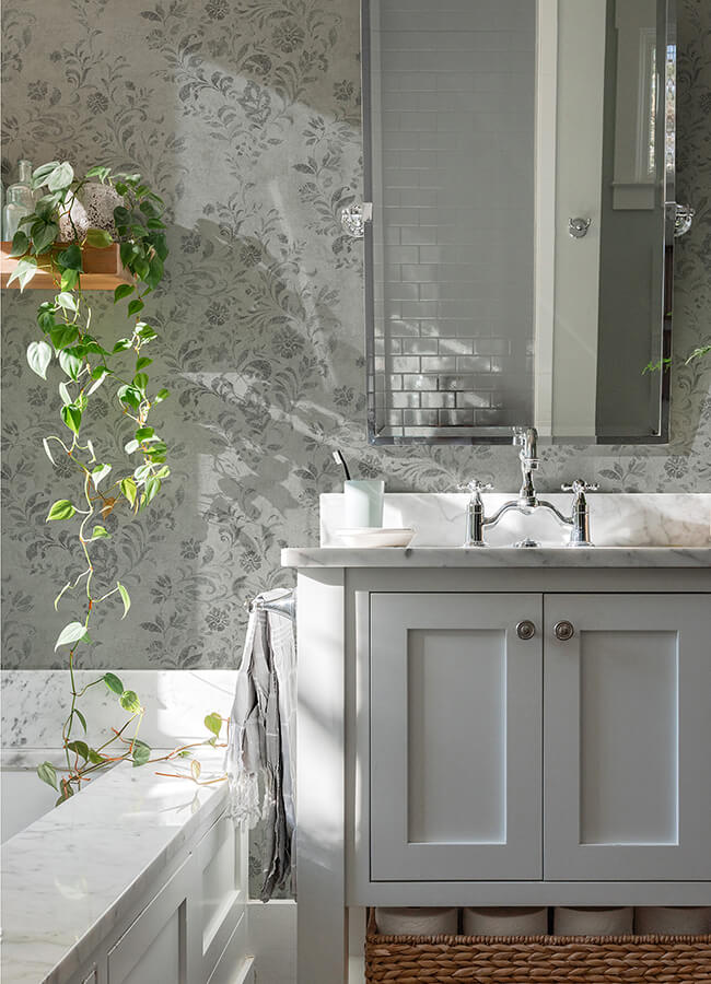 isidore-grey-scroll-wallpaper-york-wallcoverings-4072-70008 - York Wallcoverings Papel pintado