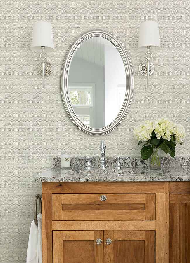 Balantine Neutral Weave Wallpaper - York Wallcoverings - 4072-70060 - York Wallcoverings Wallpaper