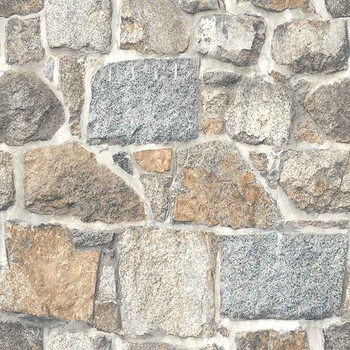 Axelle Rust Stone Wallpaper - York Wallcoverings - 4072-70041 - York Wallcoverings Wallpaper
