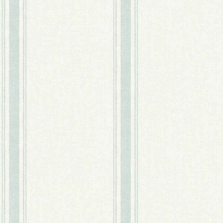Linette Seafoam Fabric Stripe Wallpaper - York Wallcoverings - 4072-70068 - York Wallcoverings Wallpaper