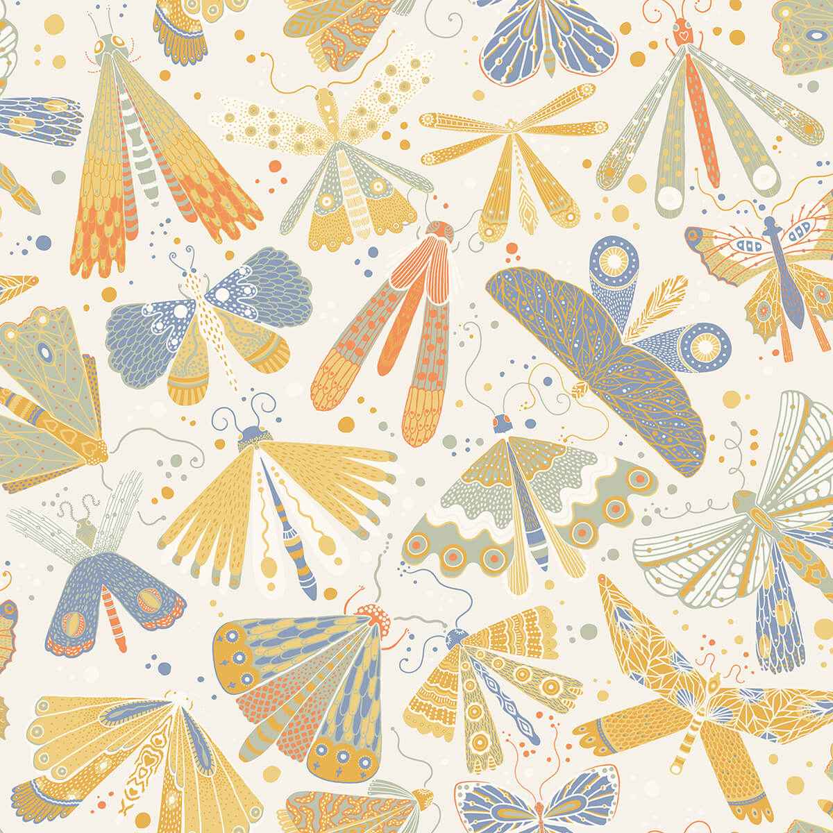 Flyga Gold Bonanza Wallpaper - York Wallcoverings - 4111-63023