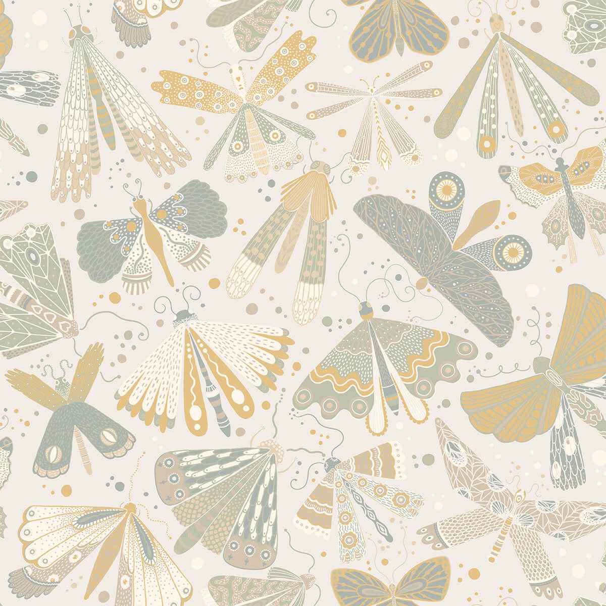 Flyga Light Blue Bonanza Wallpaper - York Wallcoverings - 4111-63025