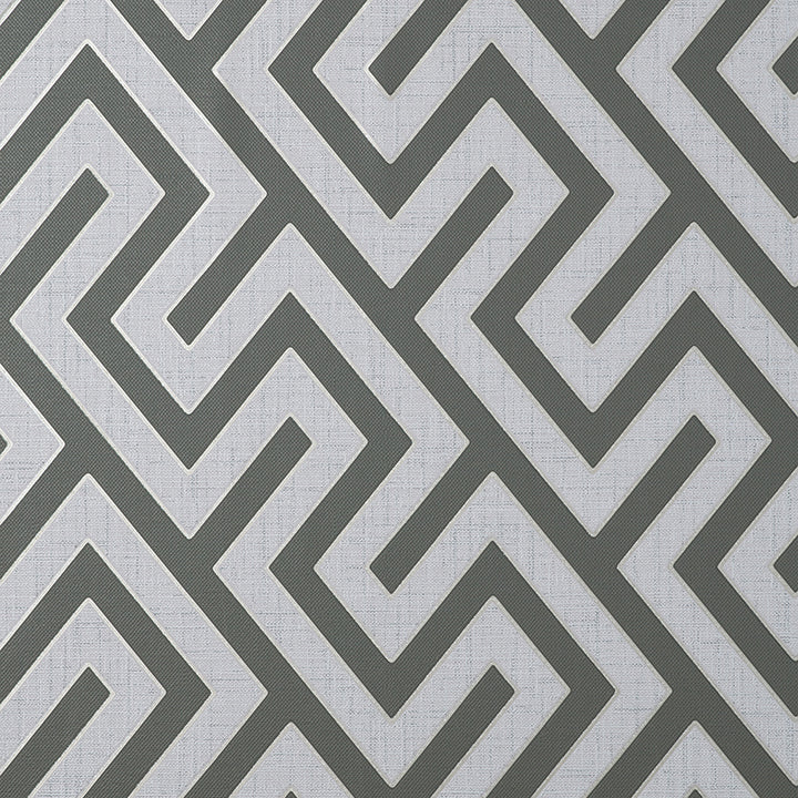 meander-charcoal-geo-wallpaper-york-wallcoverings-fd43069 - York Wallcoverings Wallpaper