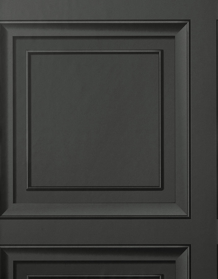 distinctive-dark-grey-square-panel-wallpaper-york-wallcoverings-fd43001 - York Wallcoverings Wallpaper