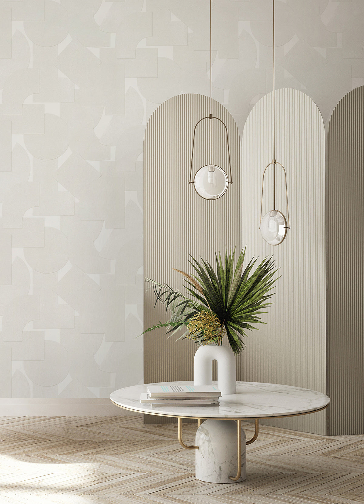 white-bas-geometric-peel-and-stick-wallpaper-york-wallcoverings-ats4748 - York Wallcoverings Wallpaper