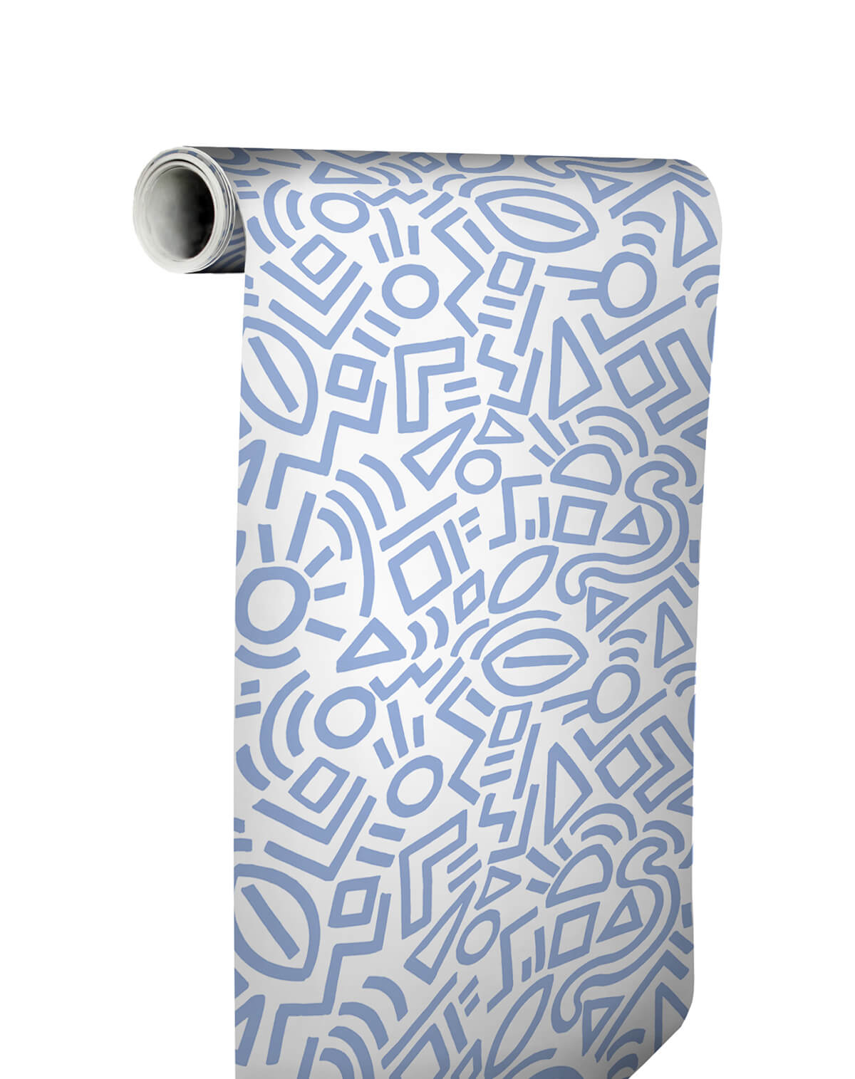 periwinkle-doodle-abstract-peel-and-stick-wallpaper-york-wallcoverings-aes4792 - York Wallcoverings Wallpaper
