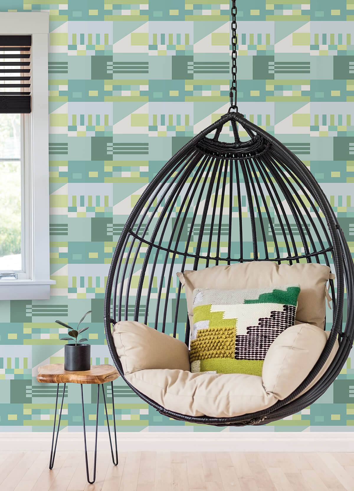 multi-cool-kiki-shapes-peel-and-stick-wallpaper-york-wallcoverings-aes4793 - York Wallcoverings Wallpaper