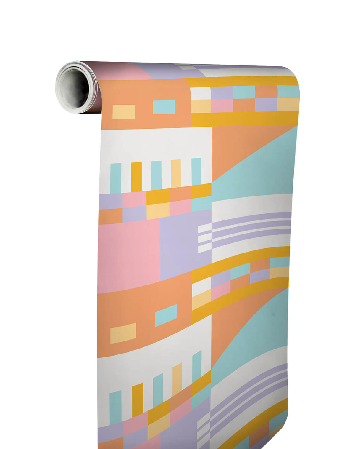 multi-warm-kiki-shapes-peel-and-stick-wallpaper-york-wallcoverings-aes4794 - York Wallcoverings Wallpaper