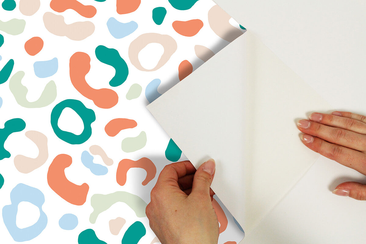 multi-bright-leopard-spots-peel-and-stick-wallpaper-york-wallcoverings-aes4795 - York Wallcoverings Wallpaper