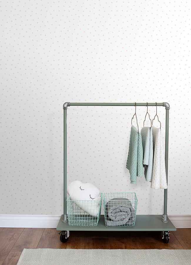 Pixie Pink Dots Wallpaper - York Wallcoverings - 4060-138936 - York Wallcoverings Wallpaper