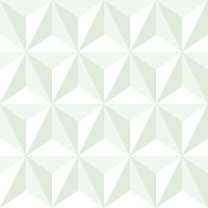 Picture of Adella Sage Geometric Wallpaper