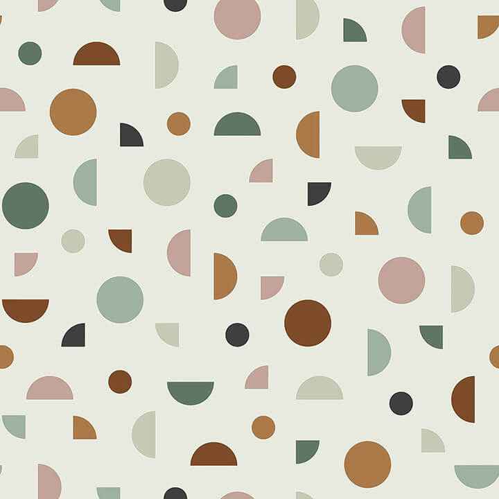 Marilee Multicolor Circles Wallpaper - York Wallcoverings - 4060-139277