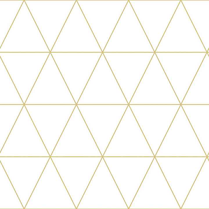 Leda Metallic Geometric Wallpaper - York Wallcoverings - 4060-347682