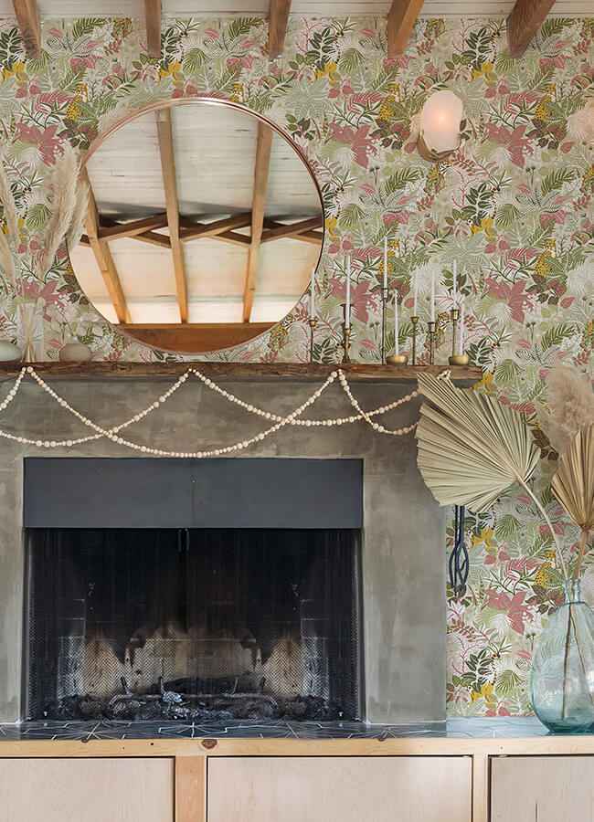 Sand Tropical Oasis Peel and Stick Wallpaper - York Wallcoverings - PFS4815 - York Wallcoverings Wallpaper