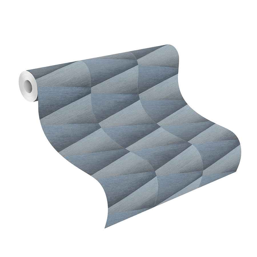 Shae Indigo Geo Wallpaper - York Wallcoverings - 4096-554656 - York Wallcoverings Wallpaper
