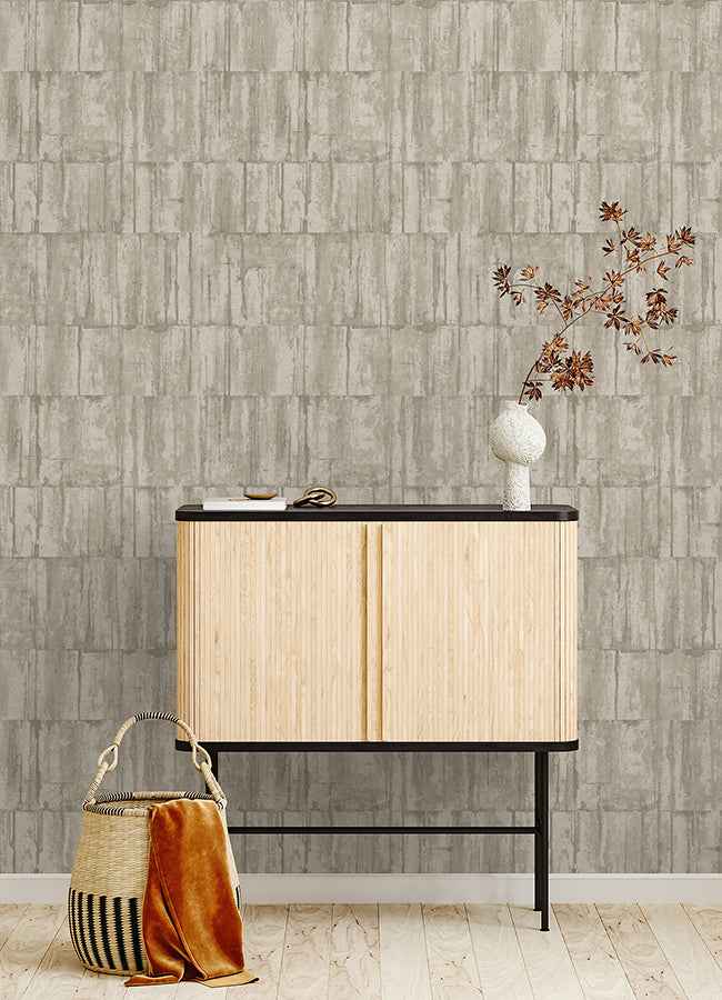 Buck Taupe Horizontal Wallpaper - York Wallcoverings - 4096-560329 - York Wallcoverings Wallpaper