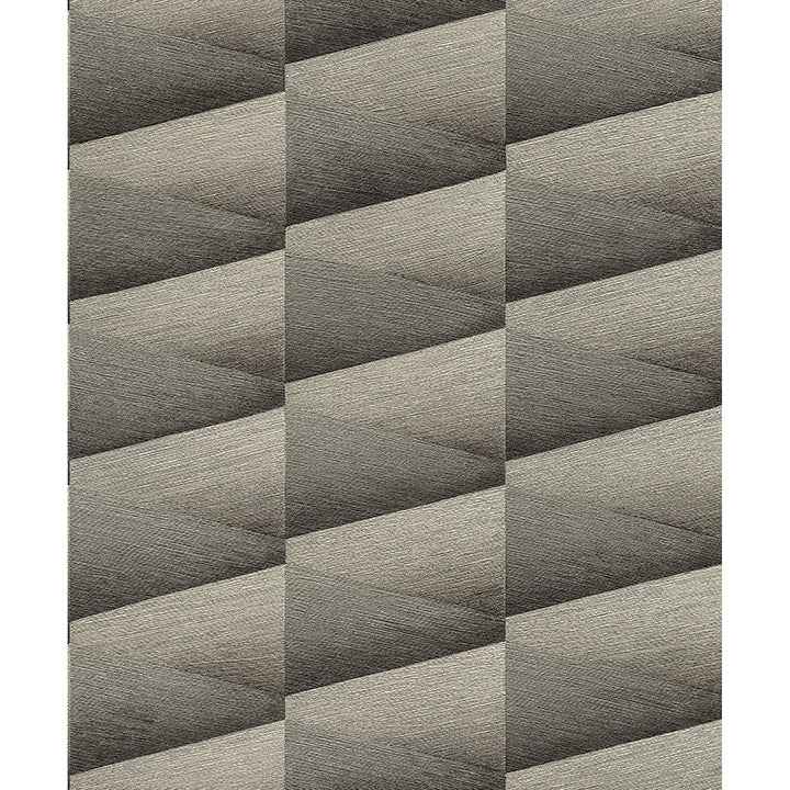 Shae Dark Grey Geo Wallpaper - York Wallcoverings - 4096-554663