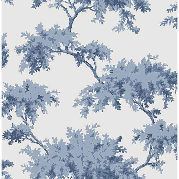 Denim Alder Peel and Stick Wallpaper - York Wallcoverings - NUS4472