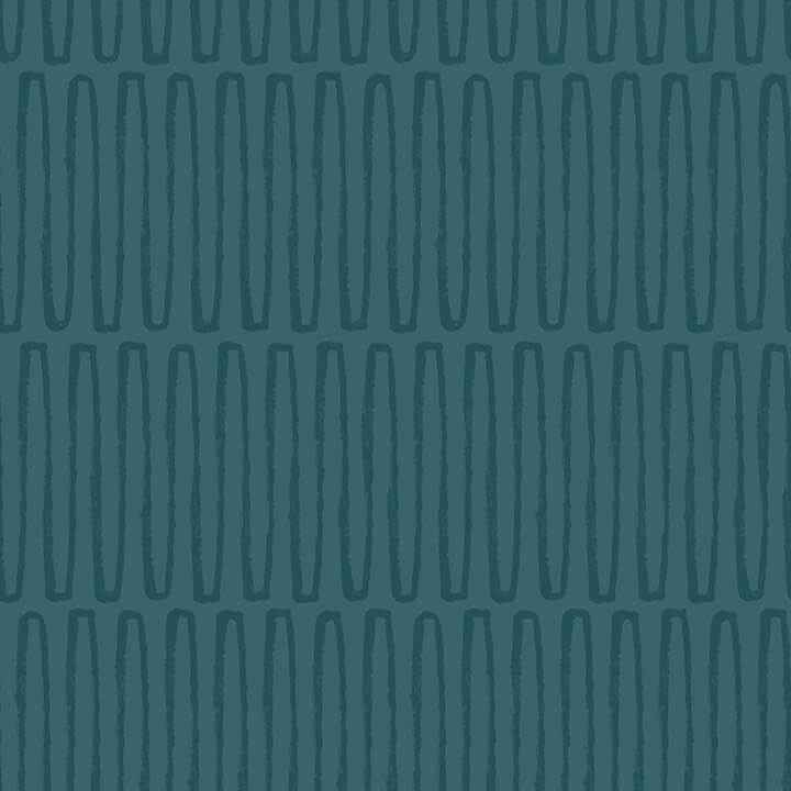 Lars Teal Retro Wave Wallpaper - York Wallcoverings - 4066-26505 - York Wallcoverings Wallpaper