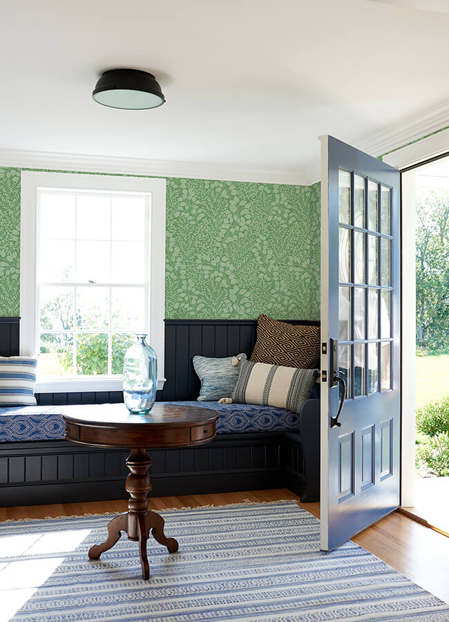 elin-green-berry-botanical-wallpaper-york-wallcoverings-4066-26515 - York Wallcoverings Wallpaper