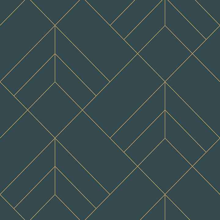 Sander Slate Geometric Wallpaper - York Wallcoverings - 4066-26546