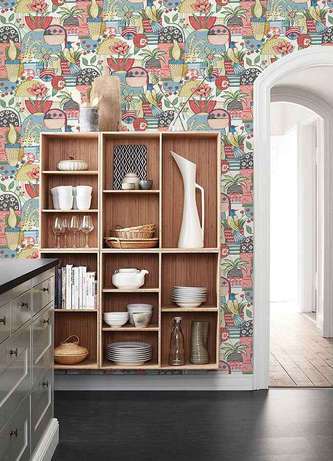 Fika Rose Blissful Birds & Blooms Wallpaper - York Wallcoverings - 4066-26557 - York Wallcoverings Wallpaper