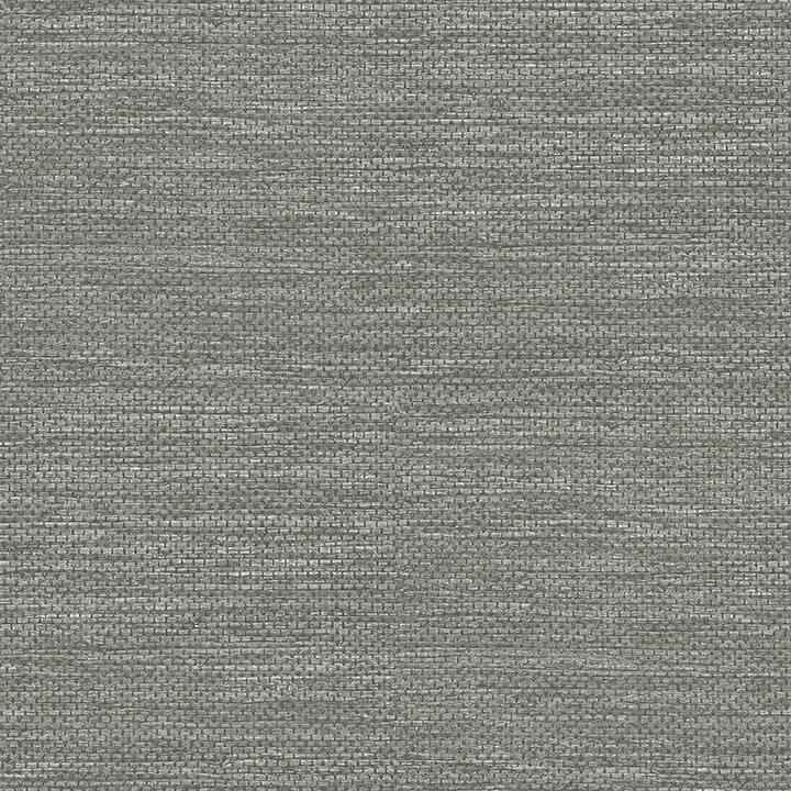 Malin Grey Faux Grasscloth Wallpaper - York Wallcoverings - 4066-26560