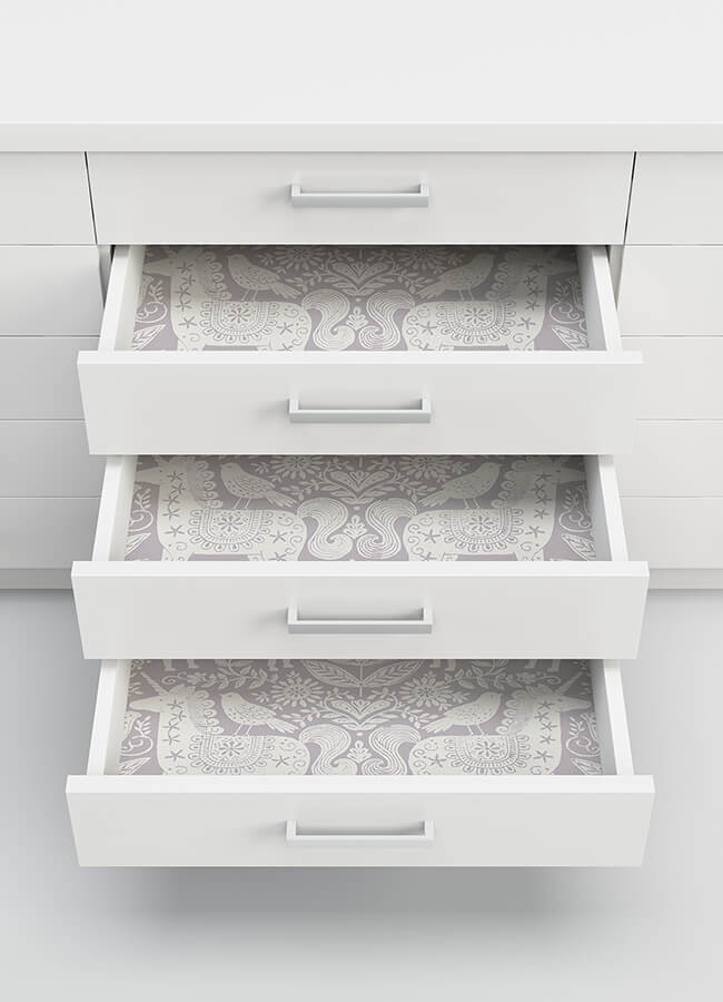 unicorn-stamp-purple-peel-and-stick-wallpaper-york-wallcoverings-nus4857 - York Wallcoverings Wallpaper