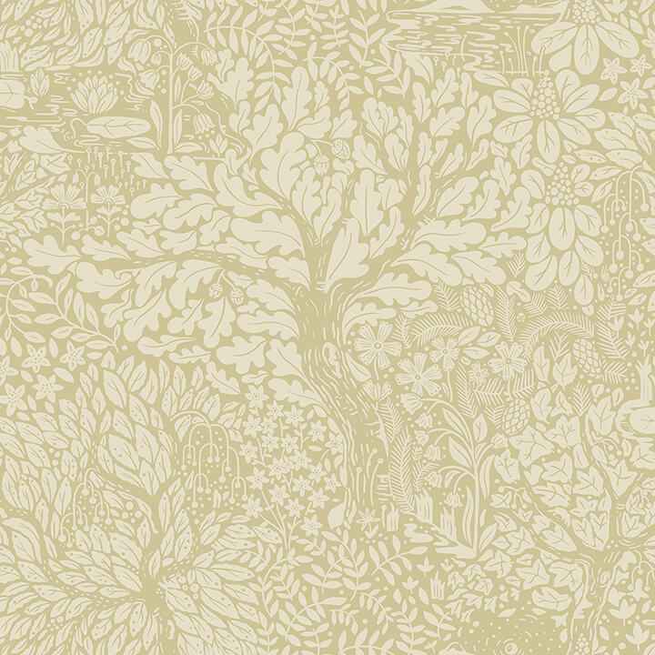 Olle Sage Forest Sanctuary Wallpaper - York Wallcoverings - 4080-83108 - York Wallcoverings Wallpaper