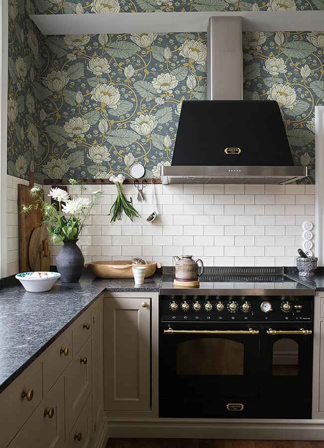 Eva Blue Lotus Dreams Wallpaper - York Wallcoverings - 4080-83122 - York Wallcoverings Wallpaper