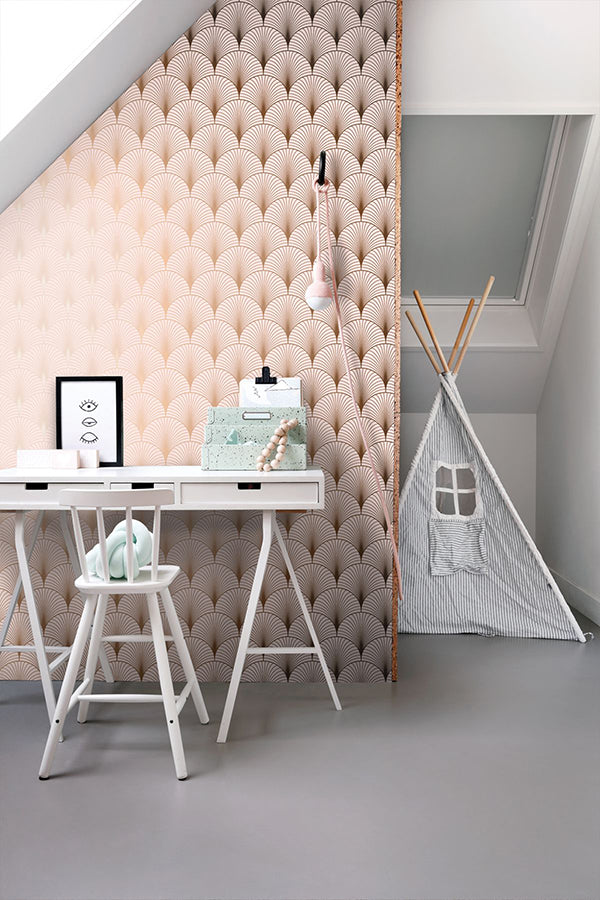 lempicka-pink-art-deco-motif-wallpaper-york-wallcoverings-dd139229 - York Wallpaper Wallpaper