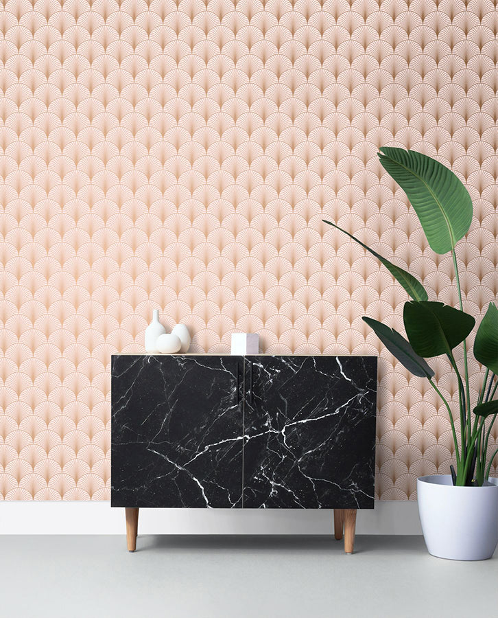 lempicka-pink-art-deco-motif-wallpaper-york-wallcoverings-dd139229 - York Wallpaper Wallpaper